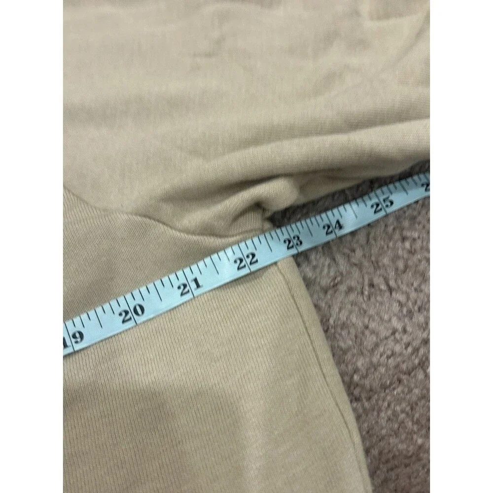 AVIATOR NATION Relaxed Bolt Graphic Crew Neck Long Sleeve Sweatshirt in Sand L - Picture 4 of 7